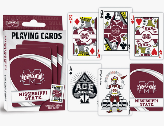 Mississippi State Bulldogs Ncaa Playing Cards