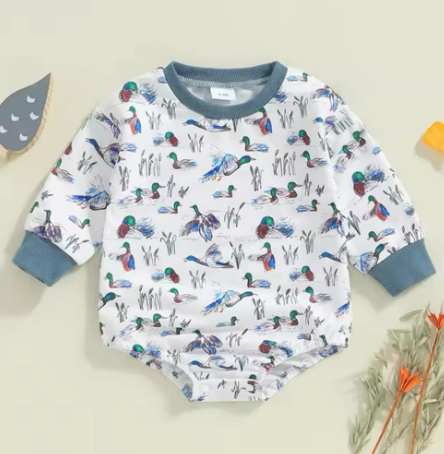 Ducks and Cattails Romper