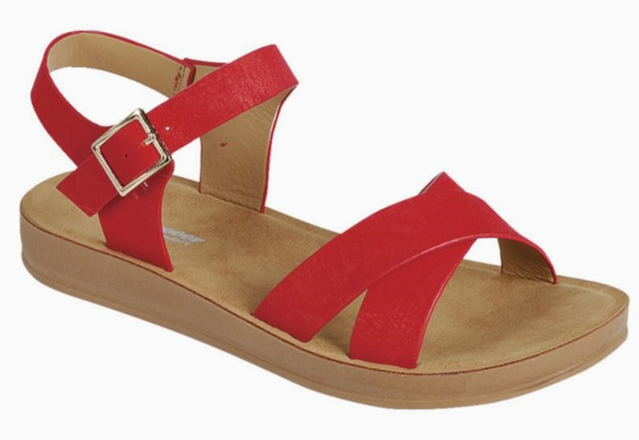 Red Sandals