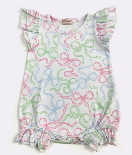 Pastel Coquette Baby Romper
