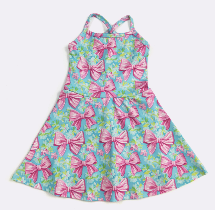 Paradise Coquette Athletic Girls Dress