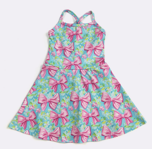 Paradise Coquette Athletic Girls Dress