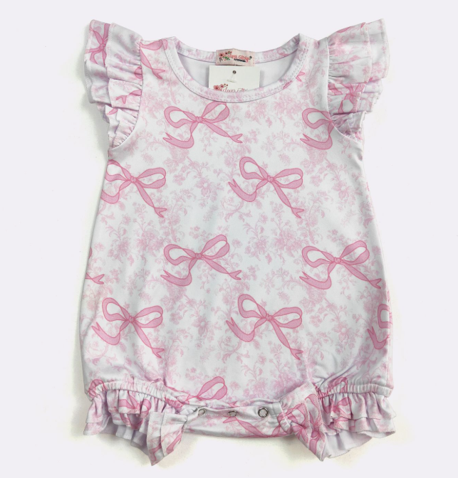 Girly Coquette Baby Romper