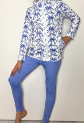 Azure Waverly Athletic Girls Set