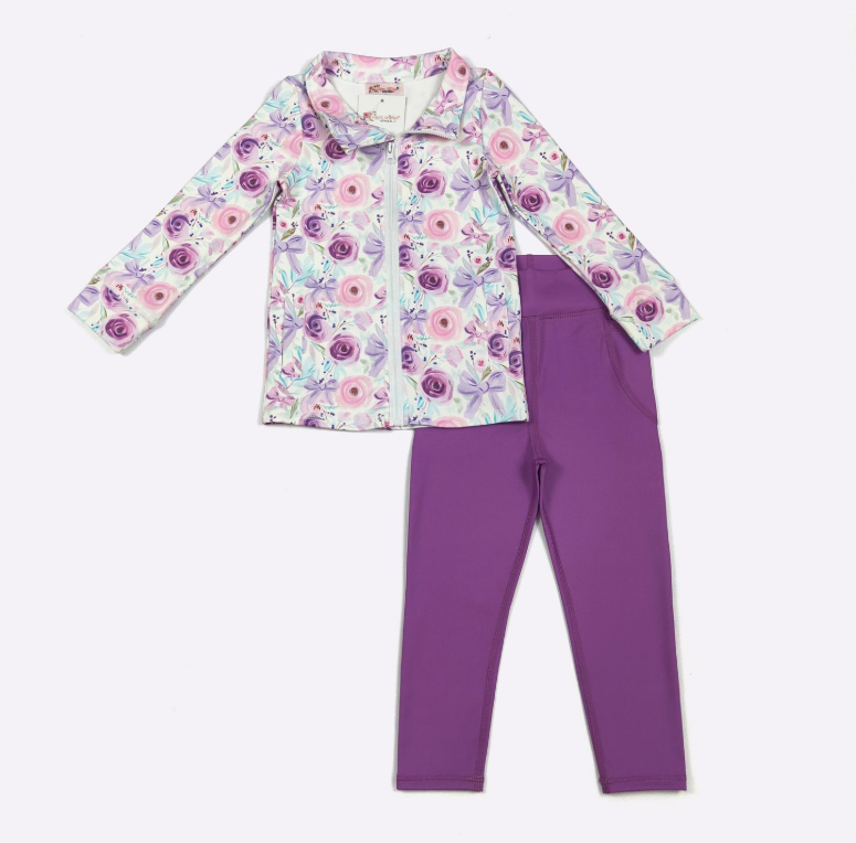 Rosette Coquette Athletic Girls Set