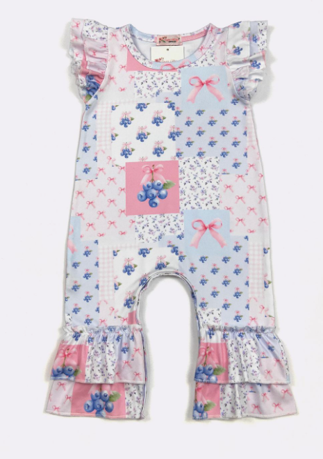 Blueberry Patch Romper