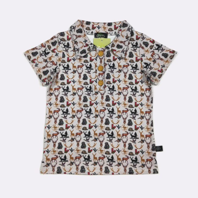 Buckshot Boy Collar Shirt