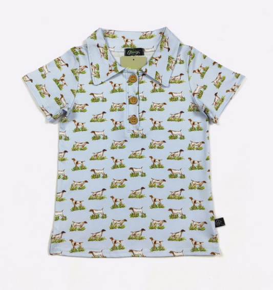 Pointer Hunt Boy Collar Shirt