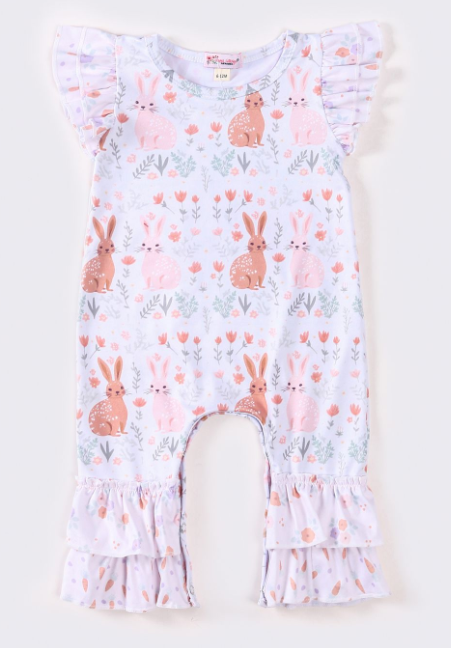 Carrot top Bunny Baby Romper