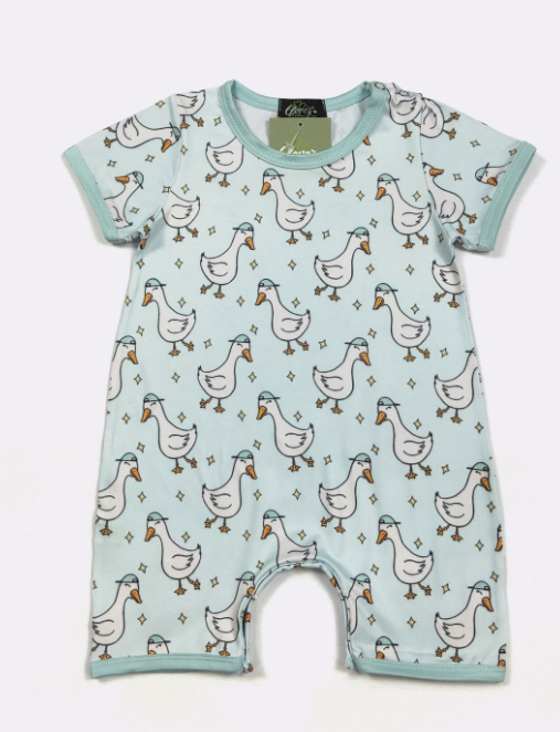 Silly Goose Boy Romper