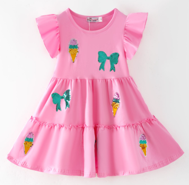 Ice Cream Sequin Dress