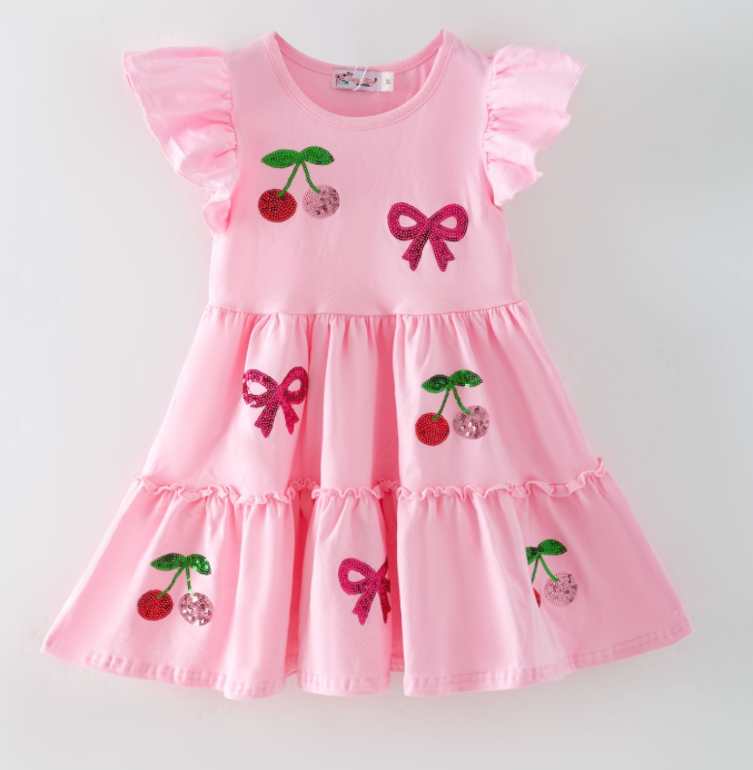 Cherry Sequin Dress