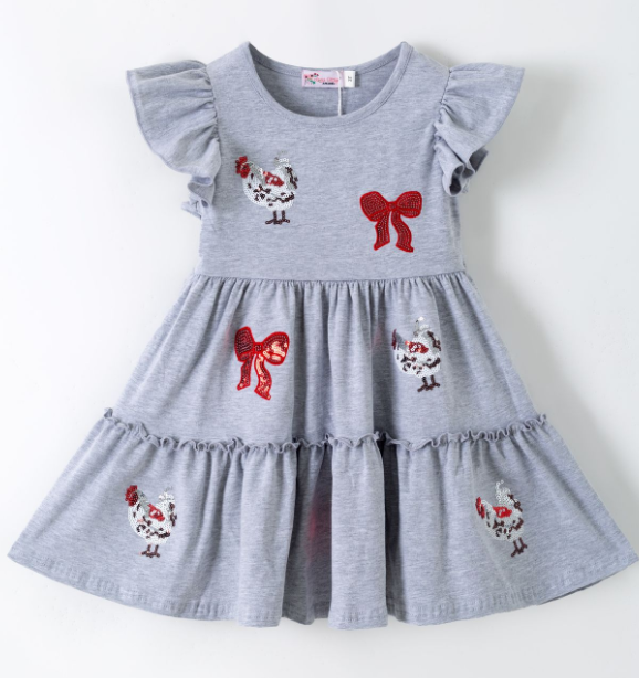 Chicken Sequin Dress