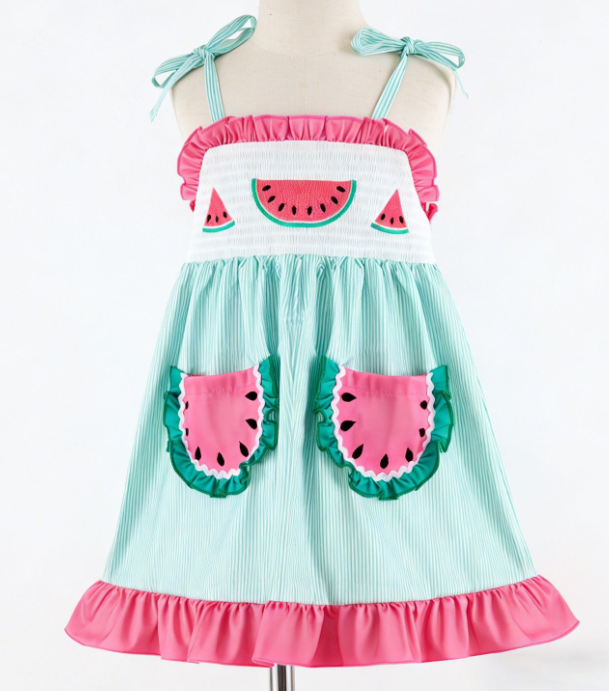 Pocket Full of Melons Dress