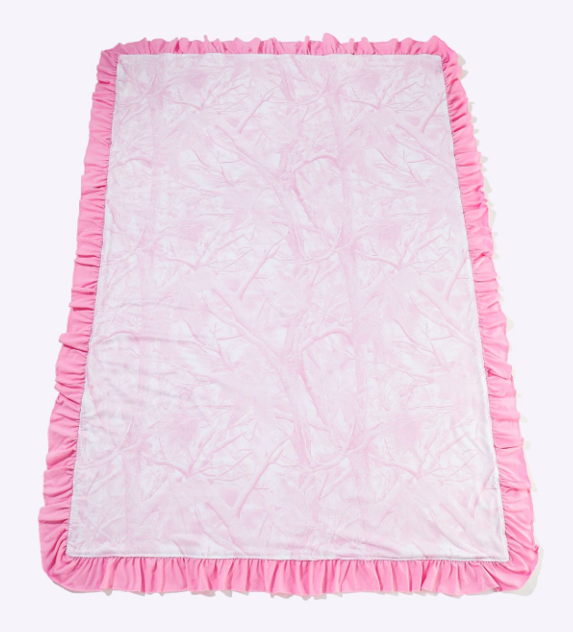 Candy Camo Minky Blanket