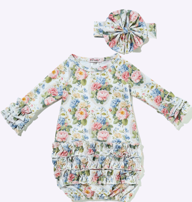 Garden Portrait Baby Gown