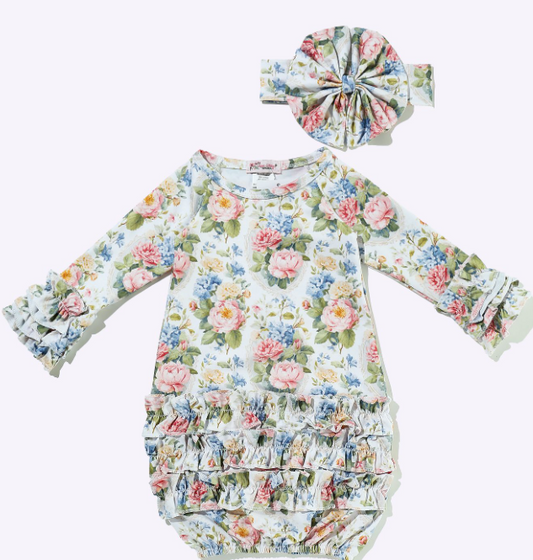 Garden Portrait Baby Gown