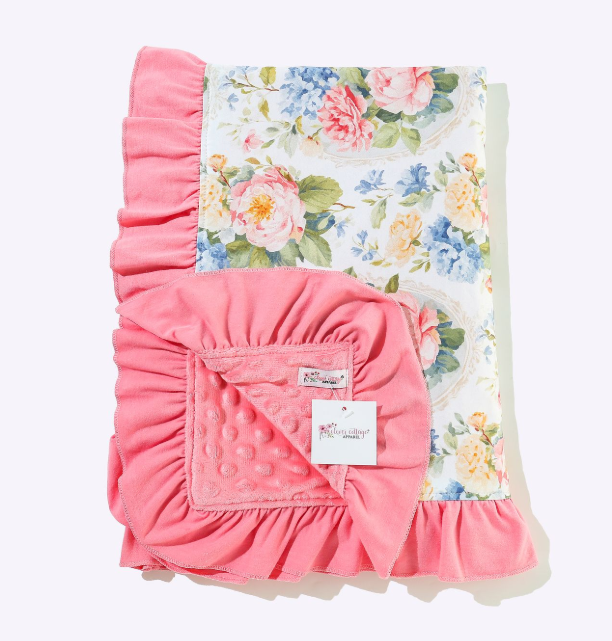 Garden Portrait Minky Blanket