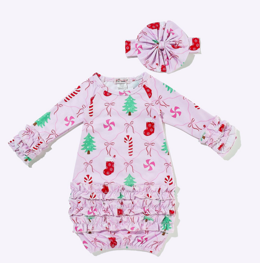 Jolly Trellis Baby Gown