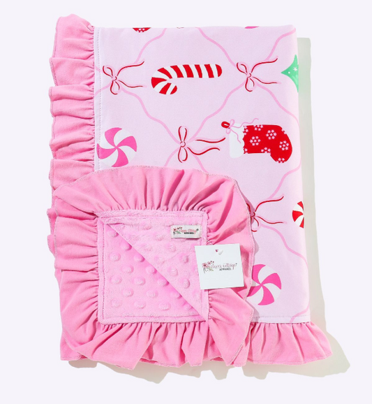 Jolly Trellis Minky Blanket