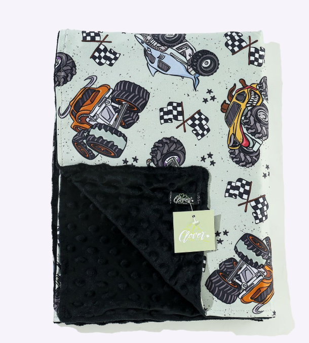 Demolition Derby Minky Blanket