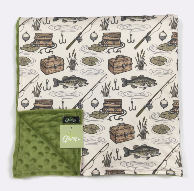 Tackle Box Minky Blanket
