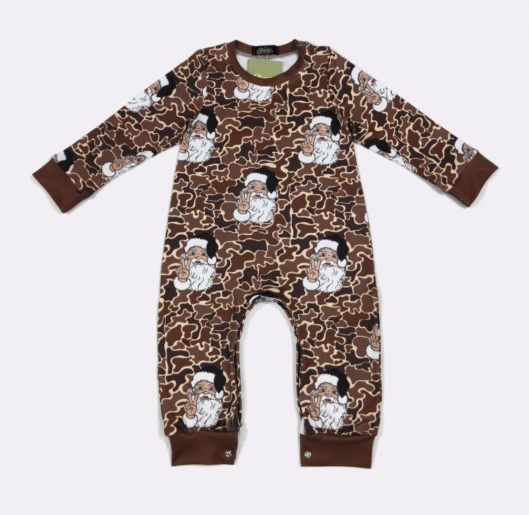 Santa Camo Romper