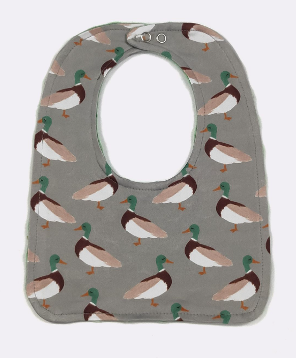 Sage Mallard Baby Bib