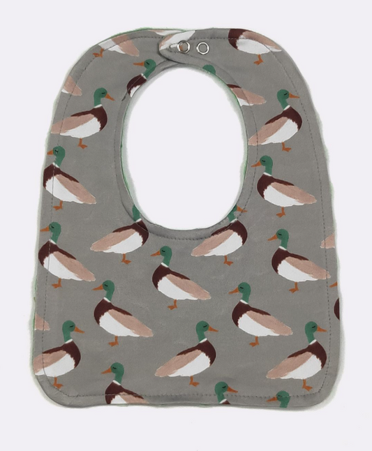 Sage Mallard Baby Bib