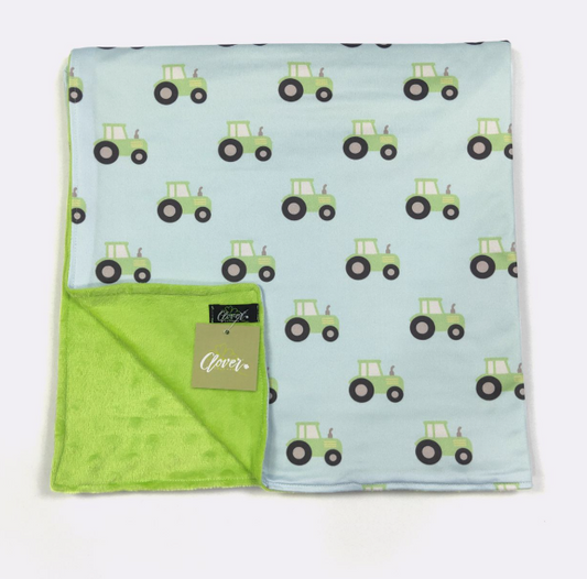 Lil Green Tractor Blanket