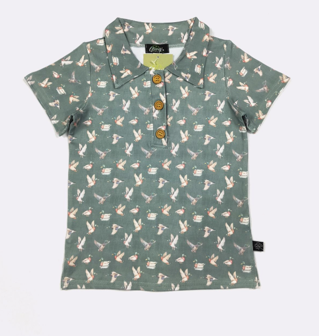 Woodrow Duck Boy Collar Shirt (ETA: 10/21/26)