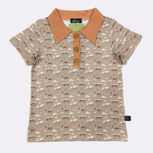 Construction Fleet Boy Collar Shirt (ETA: 10/21/26)