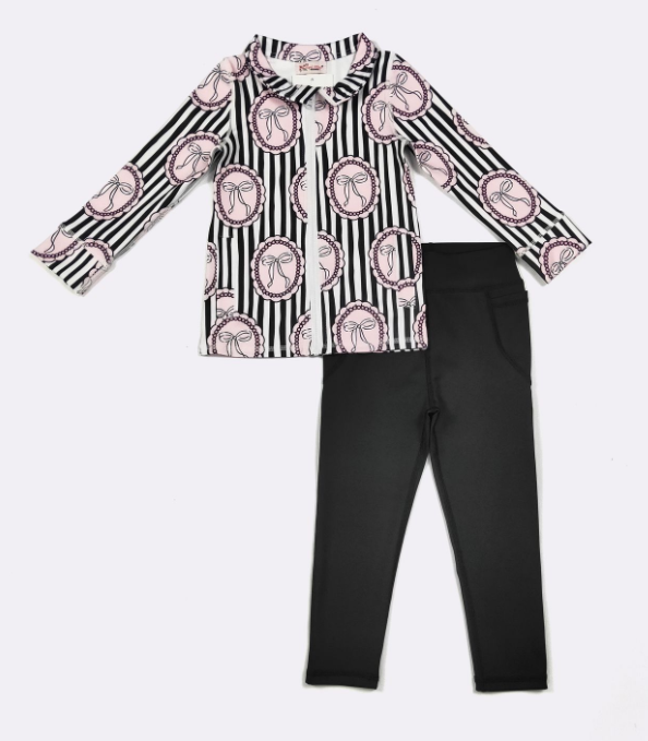 Parisian Bows Athletic Girls Set
