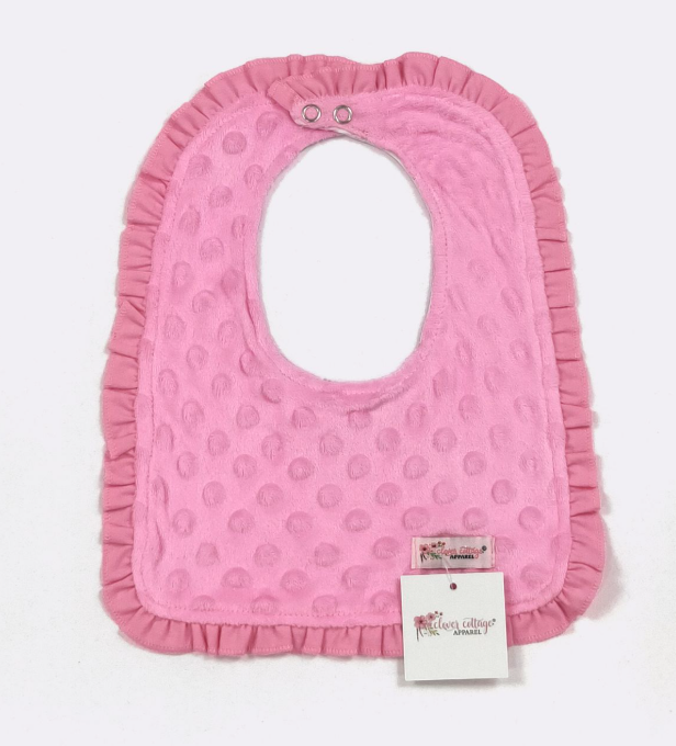 Soft Pink Elegant Baby Bib