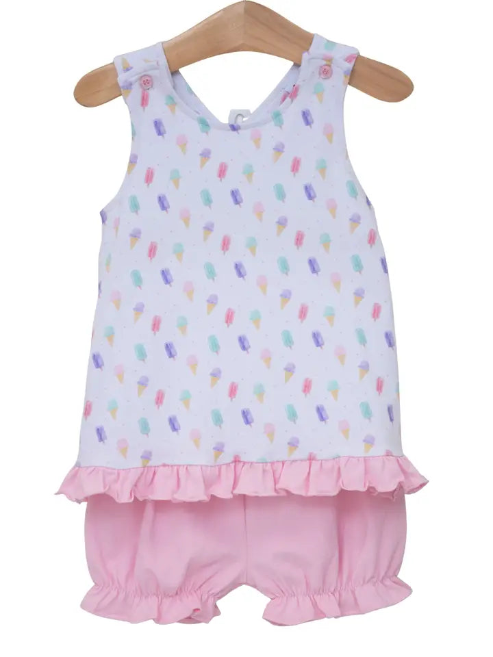 Summertime Sweets Swing Back Bloomer Set (Jellybean)