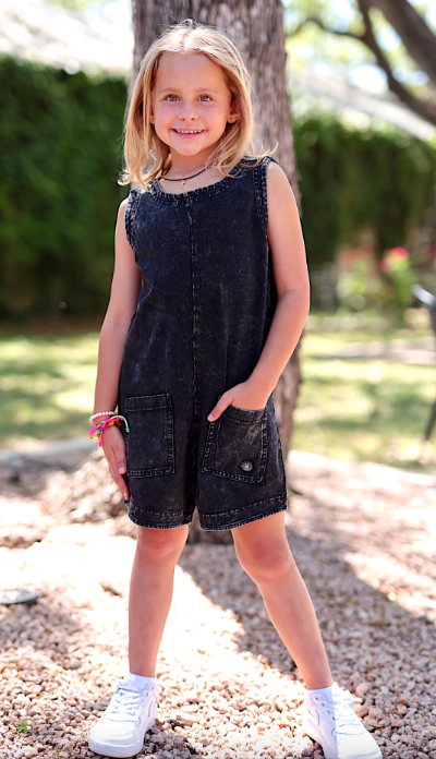 Romper – YOUTH Tailgate Romper - Midnight / Black
