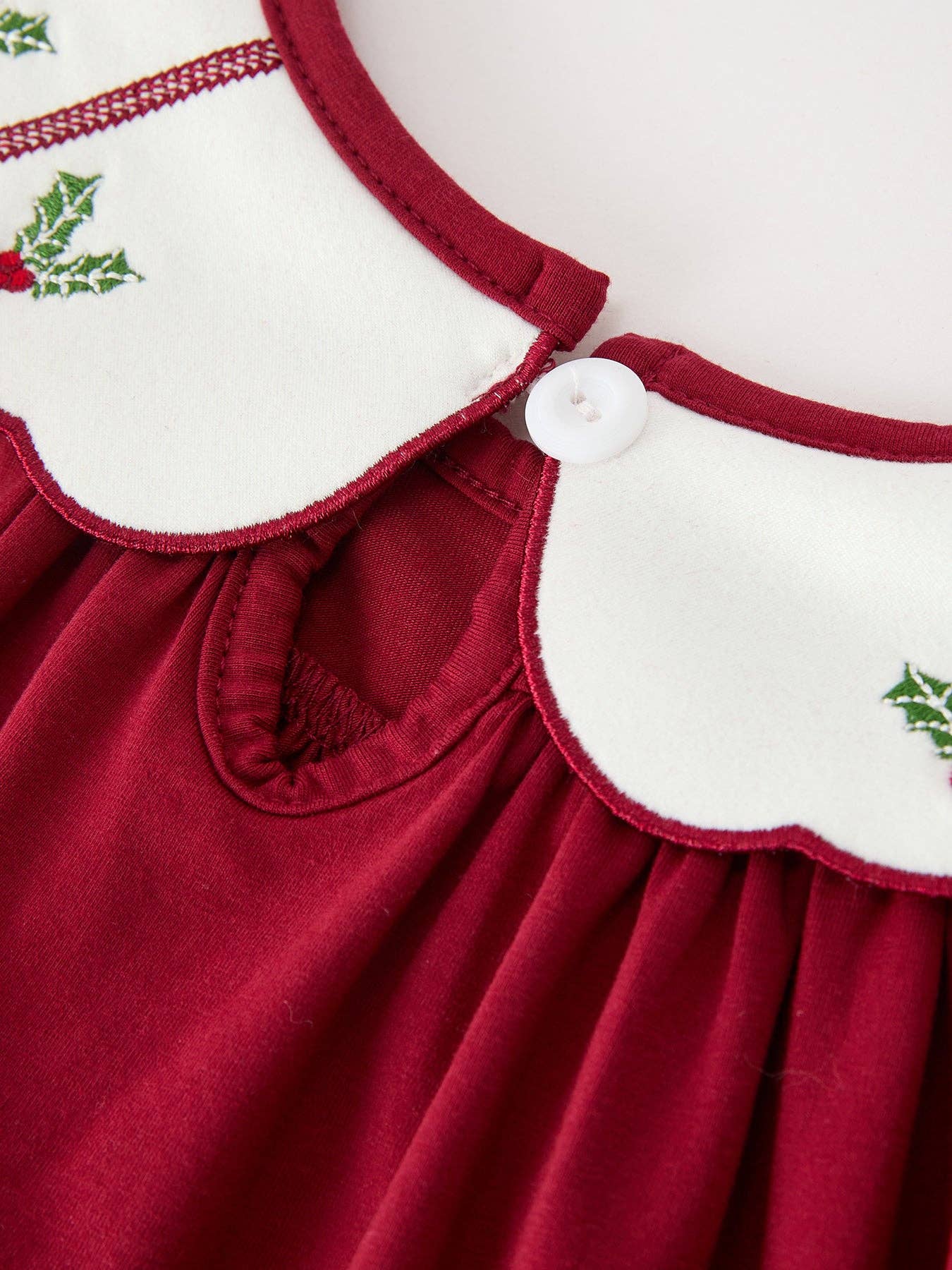 Christmas Holly Petals Dress - ETA mid/late September