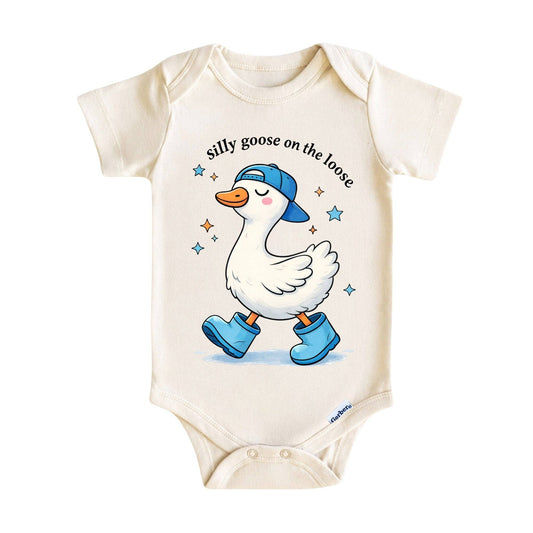 Silly Goose On The Loose Baby Onesie® - Baby Bodysuit for Boys and Girls