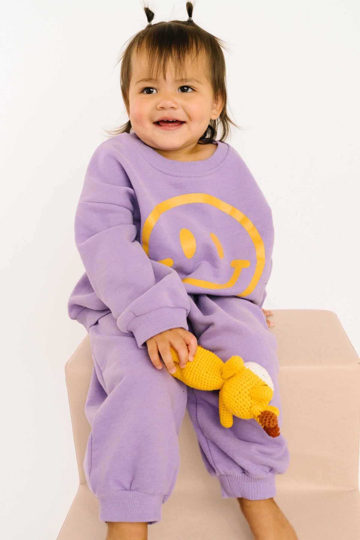 Violet Happy Sweatsuit