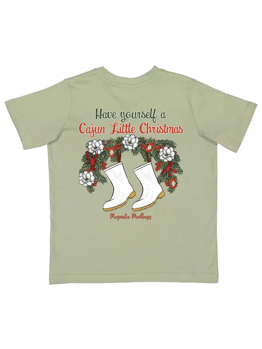 Cajun Little Christmas Kids Tee by Magnolia Mudbugs