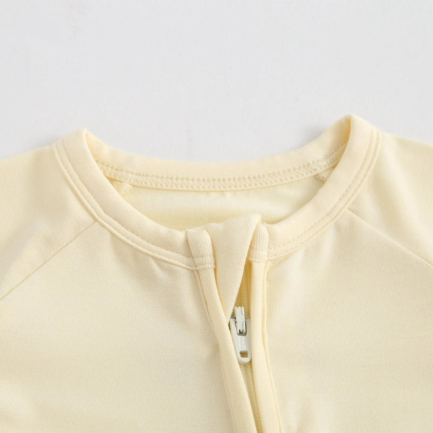 Sunshine Zippered Bamboo Baby Romper Coming Home Gift Nicu (ETA: 7/21/26)
