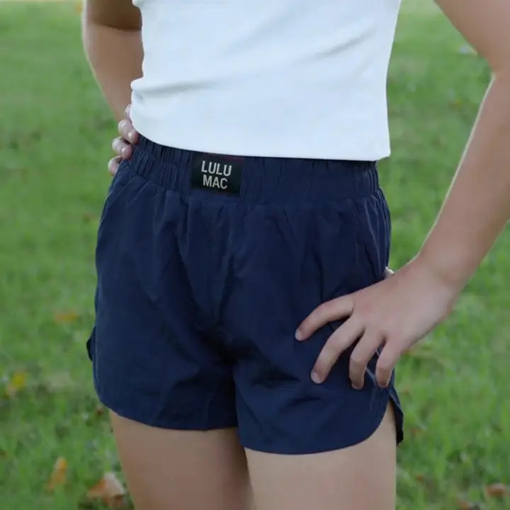 LULU MAC NAVY Shorts (kids)
