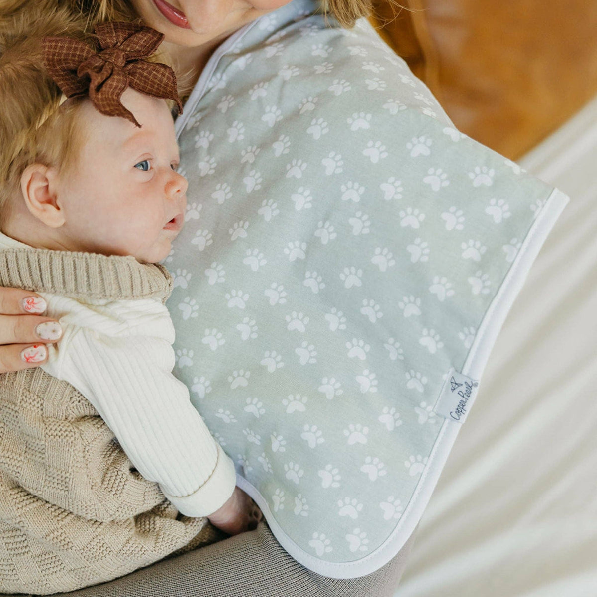 3 Pack Premium Burp Cloths - Rufus