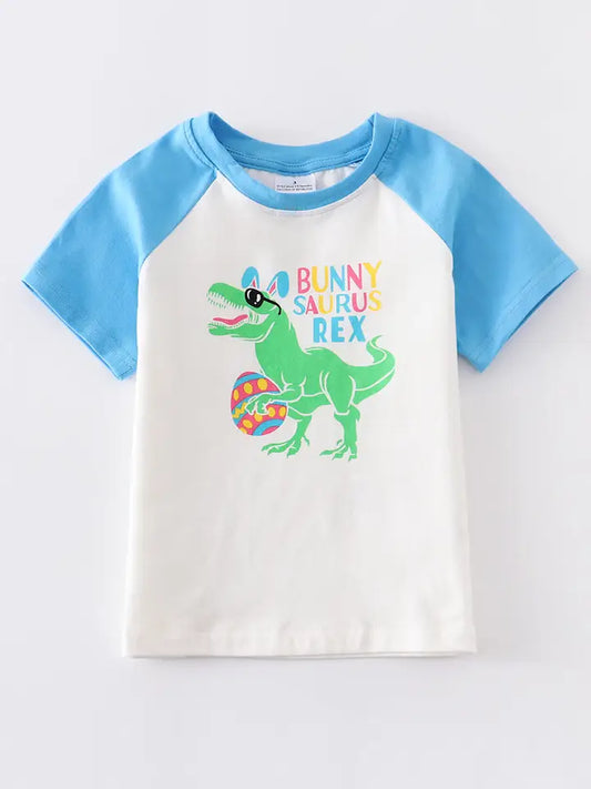 Easter Dinosaur Print Boy Top (Special Deal)