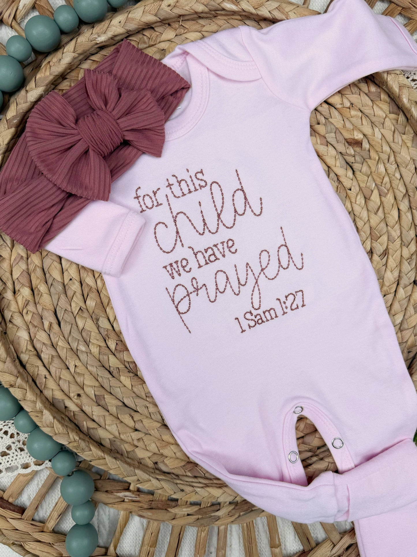 For This Child We Have Prayed | Pink