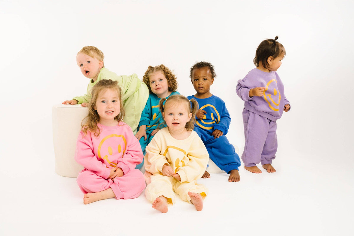 Violet Happy Sweatsuit