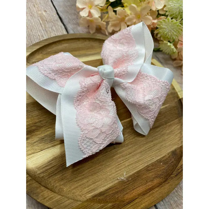 Chantilly Lace Two-Tone Bow