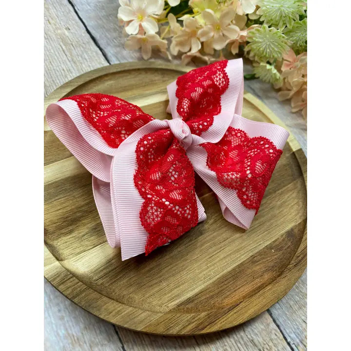 Chantilly Lace Two-Tone Bow