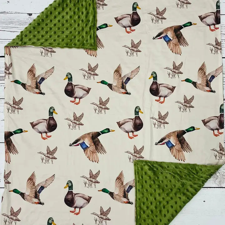 Duck Minky Blanket