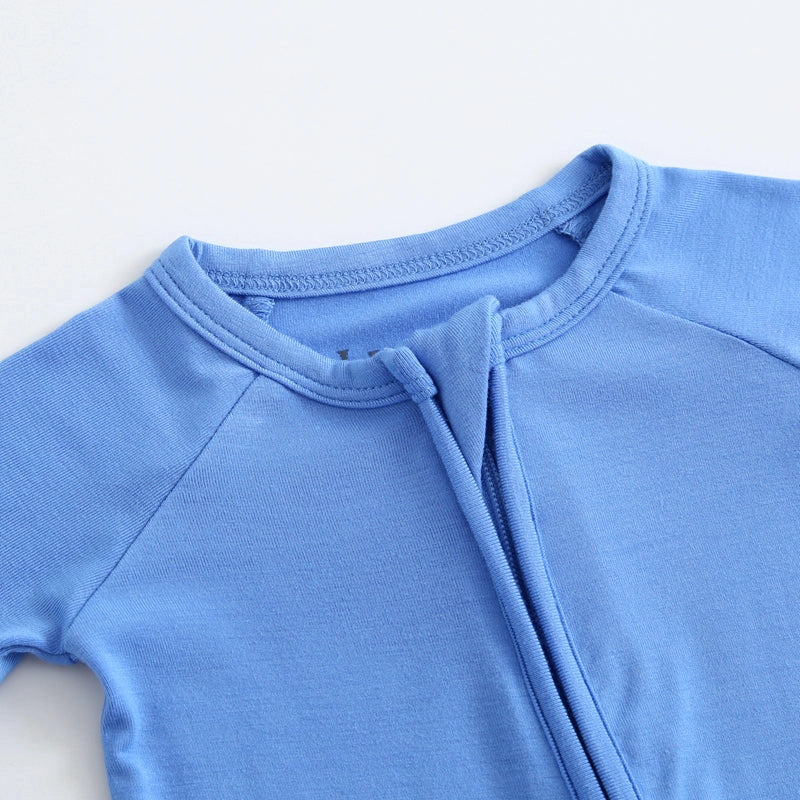 Pure Blue Baby Boy Zip Romper Nicu  Sleep & Play (ETA: 7/21/26)